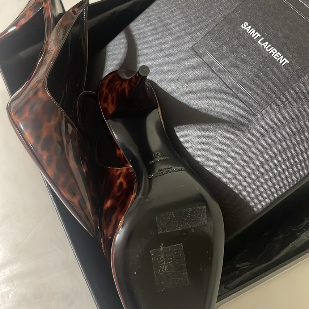 Saint Laurent Black and Brown Heels - Picture 3 of 3